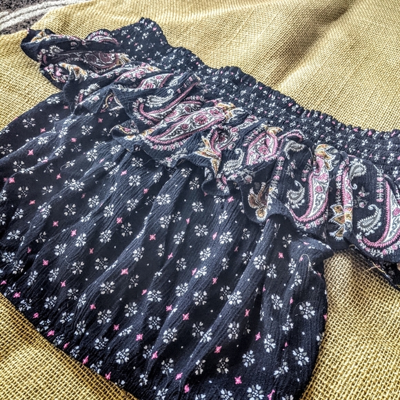 Cute Sweet Summer Hippie Vibes Ruffle Crop Top Fun - Picture 6 of 14